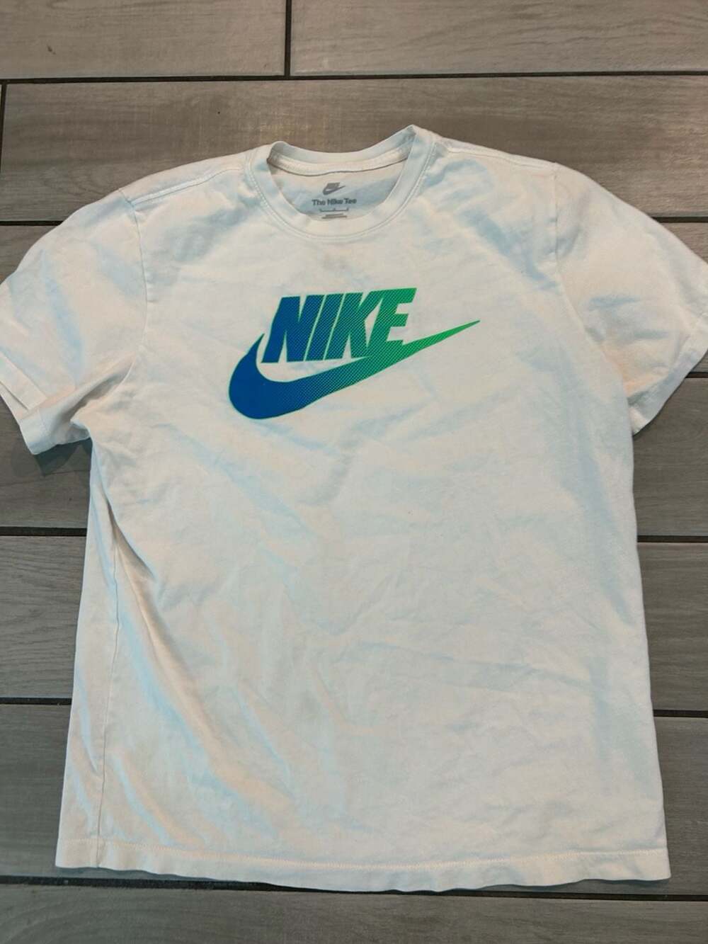 Nike The Nike Tee 3MO SSNL T-Shirt White Men's XL DQ1112 100 Cotton